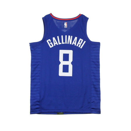 NIKE NBA Canotta Basket Uomo Nba Swingman Jersey Icon Edition No 8 Danilo Gallinari Loscli Road Rush Blue/white/university Red da uomo