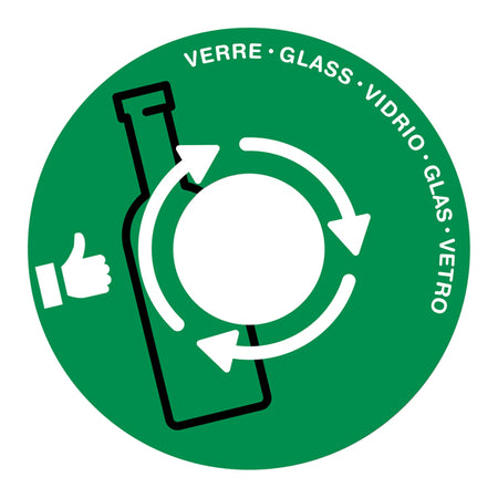 Coperchio Raccolta Vetro Verde Per Cestino 133R Cep