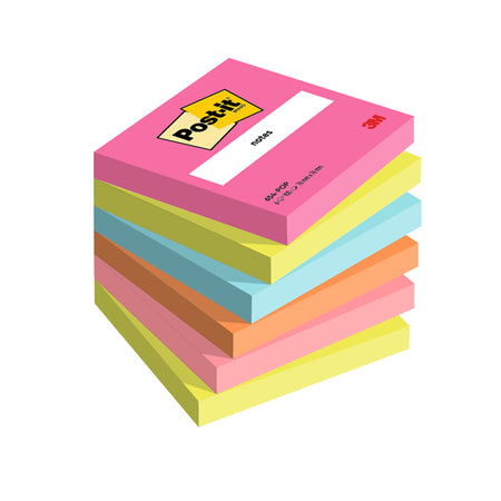 Cf. 6Pz Blocco 100Fg. Post-It Notes 76X76Mm 654-Pop Popmistic