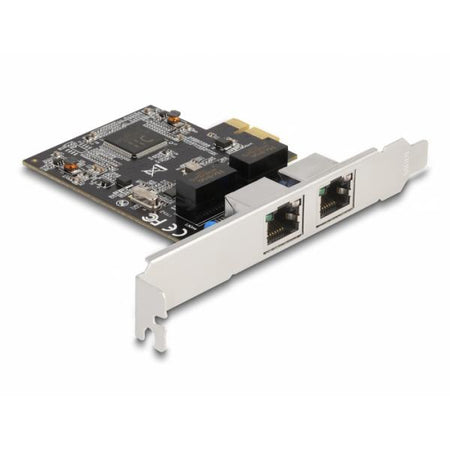 DeLOCK Scheda PCI Express x1 per 2 x RJ45 Gigabit LAN (Delock - netv?rksadapter - PCIe 2.0 -)
