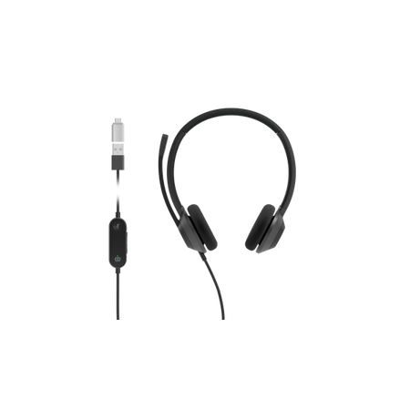 Cisco Headset 322 Auricolare Cablato A Padiglione Ufficio USB tipo-C Nero (Cisco Headset 322 - Cuffie con microfono - over ear - cablato - USB-A - nero carbonio)