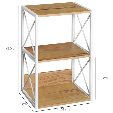 libreria mobile scaffale libri libreria da parete muro grande soggiorno salotto ingresso camera ufficio studio in legno mobiletto cucina bagno multiuso bianco 811833-563V02SDR