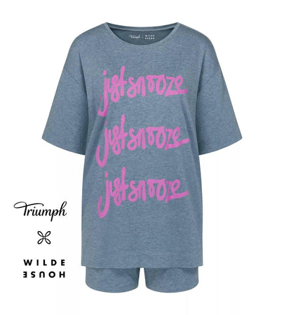 Triumph Pigiama Estivo Corto da Donna Sets PSK 10 CO/MD 10214841 S35 - Passarelli Biancheria