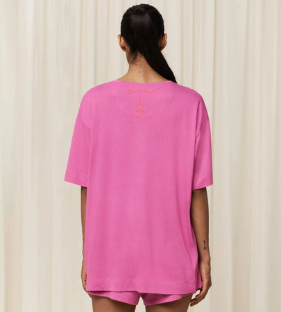 Triumph Pigiama Estivo Corto da Donna Sets PSK 10 CO/MD 10214841 Orchidea S35 - Passarelli Biancheria