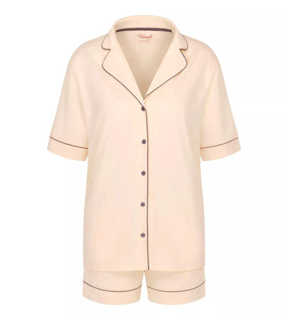 Triumph Pigiama Corto da Donna a Maniche Corte Boyfriend 02 PSK 10214946 S40 - Passarelli Biancheria
