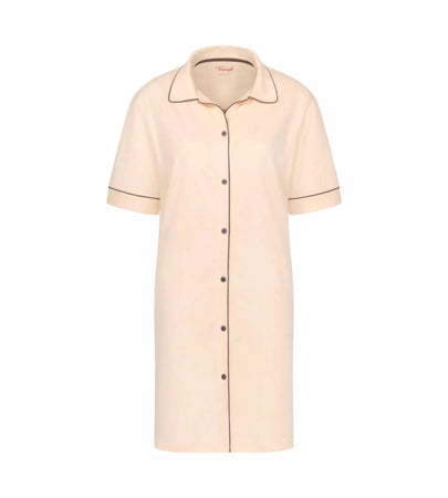 Triumph Camicia da notte Maniche Corte Aperta Avanti Boyfriend 02 NDK SSL S35 - Passarelli Biancheria
