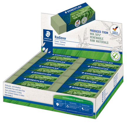 Box 20 Gomme Eco 526 65X23X13Mm Per Matita Staedtler