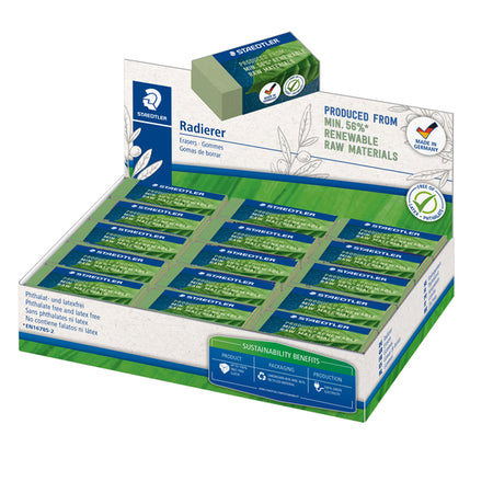 Box 30 Gomme Eco 526 43X19X13Mm Per Matita Staedtler