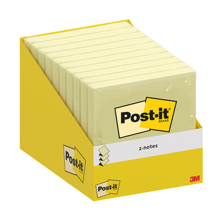 Cf.10 Blocchetti C/Film 100Fg Post-ItZ-Notes R330-Cy-W10 76X76Mm Giallo Canary