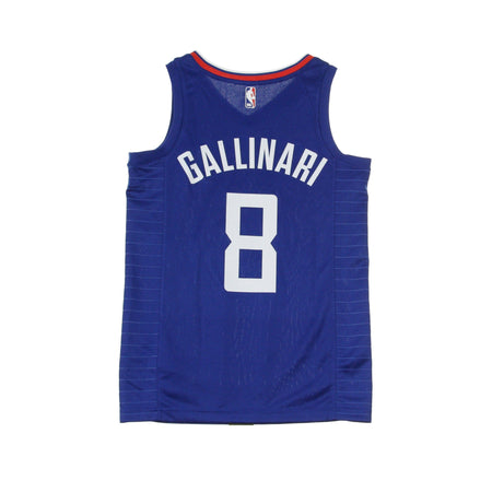 NIKE NBA Canotta Basket Uomo Nba Swingman Jersey Icon Edition No 8 Danilo Gallinari Loscli Road Rush Blue/white/university Red da uomo