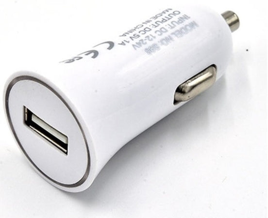 EMA Distribution Alimentatore Auto 1 USB 1 A Bianco