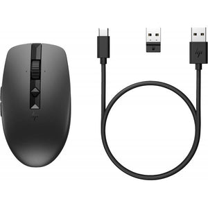Mouse 6E6F2AA Ottico 7 Tasti 3000 DPI Colore Nero