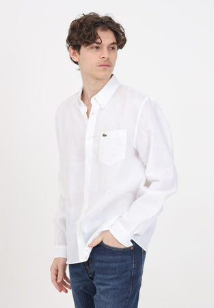 Lacoste Camicie Bianco da uomo