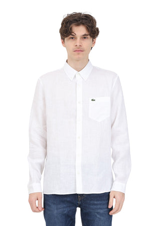 Lacoste Camicie Bianco da uomo