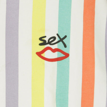 SEX SKATEBOARDS Felpa Leggera Cappuccio Uomo Slater Hoody Pastel Stripe da uomo