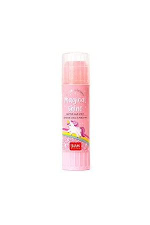 Legami, Colla Stick con Glitter, Glitter Rosa
