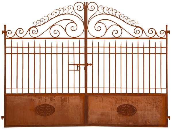 Biscottini CANCELLO IN FERRO L320XPR7XH245 CM battuto forgiato mano. Offerta Speciale