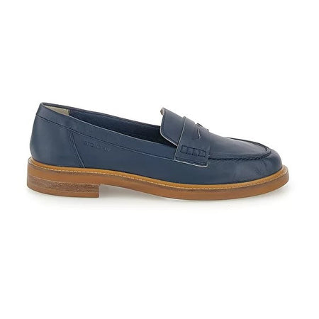 Stonefly mocassino donna Celine 3 in pelle blu 221022