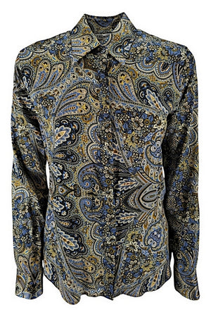 Caliban Camicie Militare/cuoio da donna