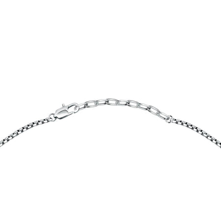 Pendente MASERATI uomo acciaio / smalto blu