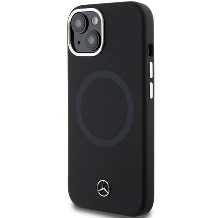 cover mercedes iphone 15/14/13  nera compatibile magsafe system