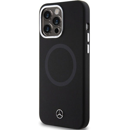 cover mercedes iphone 15 pro nera compatibile magsafe system