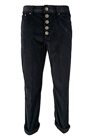 Dondup Pantaloni Nero da donna