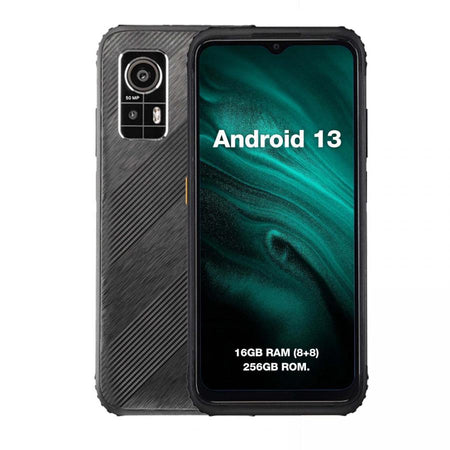 AGM H6 smartphone ragged ultrasottile resistente agli urti waterproof ip68 8GB + 256GB NFC display 6,56