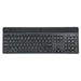 Targus EcoSmart AKB868UK tastiera Universale Bluetooth QWERTY Inglese UK Nero (Targus EcoSmart - Keyboard - sustainable energy harvesting - antimicrobial - backlit - wireless - Bluetooth 5.0 - QWERTY