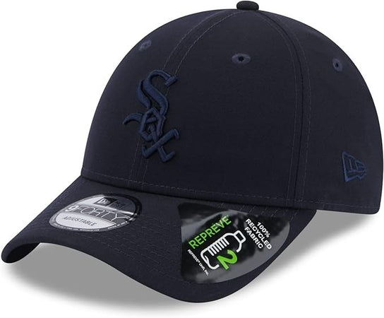 New Era Repreve 9Forty - Berretto regolabile Chicago White SOX, colore: Blu scuro
