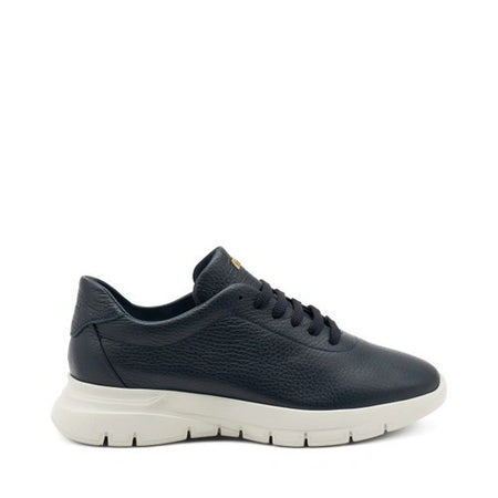 Frau sneakers donna in morbida pelle blu 43P3