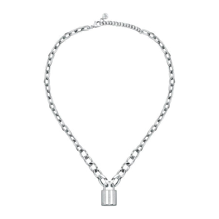 Collana MORELLATO donna Abbraccio acciaio pavé