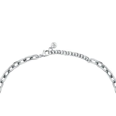 Collana MORELLATO donna Abbraccio acciaio pavé