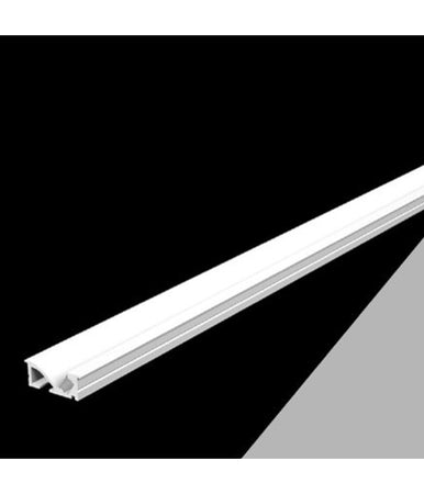 10pz Profilo In Alluminio A Plafone Sezionabile 2mt Per Striscia Strip Led Al-21