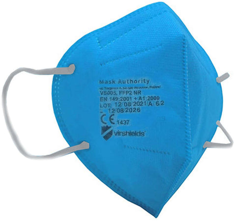 10x Mascherine FFP2 Azzurre Ce1463 Mascherina FFP2 Azzurra Virshields Prodotta In Europa 5 Strati Certificata Colore Azzurro € 0,79 Cad Spedizione Gratuita