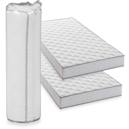 Set di 2 materassi - 90 x 190 cm - Schiuma - 14 cm - 5 zone di comfort - DEKO DREAM - Hahtuva
