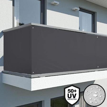 Telo Copertura Protezione 90x600cm Frangivista Frangivento per Balcone Ringhiera