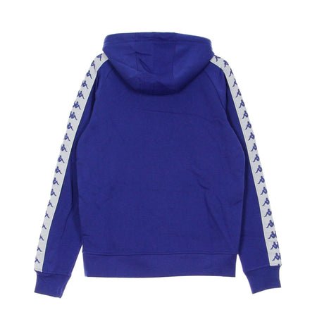 KAPPA Felpa Cappuccio Uomo Banda Hurtado Blue/white da uomo