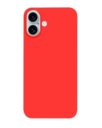 cover silicone iphone 16 plus red