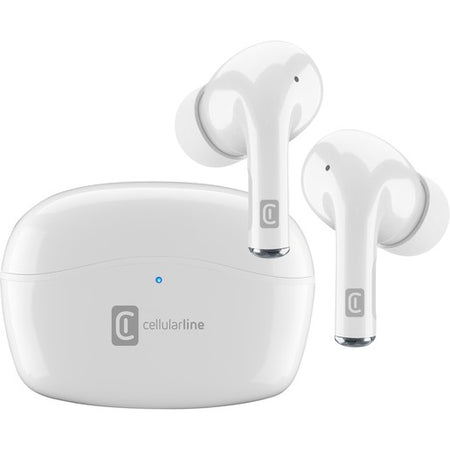 auricolare vivavoce bluetooth doppio  con base di ricarica nero cancellazione del rumore