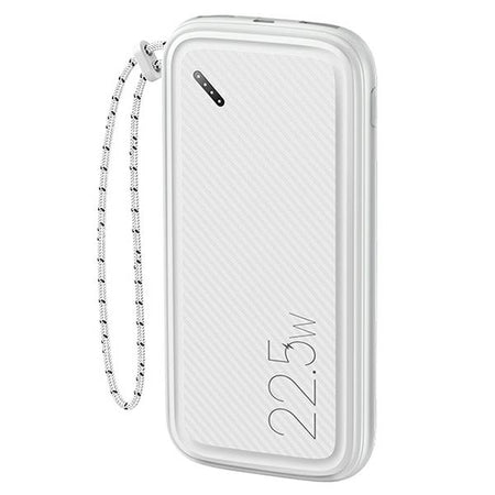 powerbank 10000 mAh 22.5W 2 usb + 1 usb-c fast charge bianca