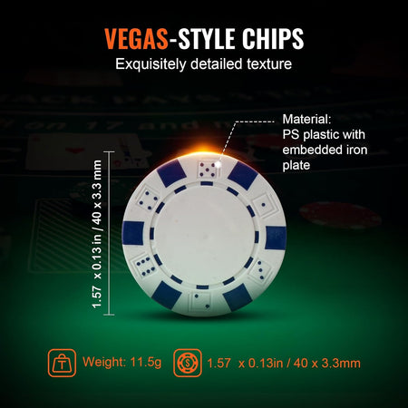 Set Valigetta Poker 500 Chip Fiches in Alluminio 2 Mazzi Texas Hold'em Blackjack