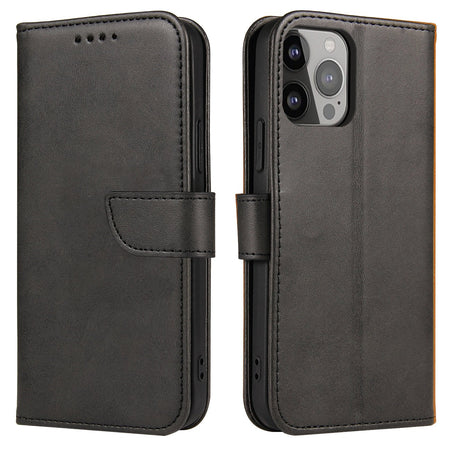 book iphone 14 pro con porta carte di credito chiusura magnetica nera