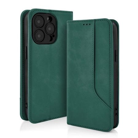 custodia a libro redmi 13 4g con porta carte di credito chiusura magnetica verde