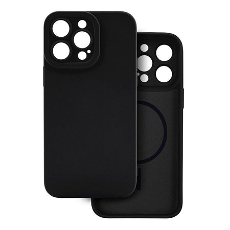 cover silicone iphone 16 nera compatibile magsafe