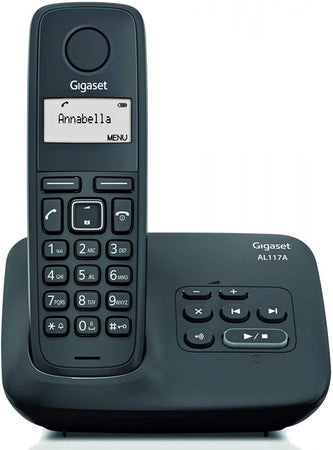 cordless gigaset AL117 A con segreteria telefonica nero
