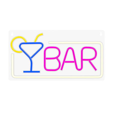 led wall neon bar multicolor connettore usb con regolatore di intensita' dimensioni 420 x 18 x 222