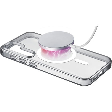 cover samsung s25 trasparente magsafe