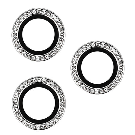 anello protettivo per fotocamere iphone 14 pro / 14 pro max diamond silver