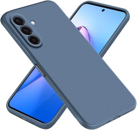 cover in silicone per samsung a26 blu